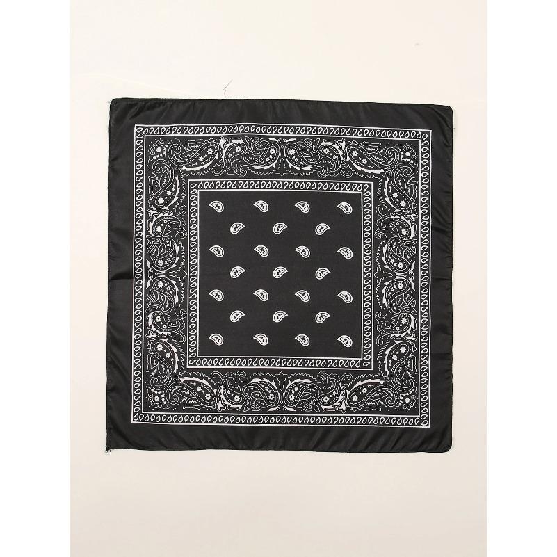 54cm*54cm Fashion Cotton Hip Hop Head Scarf Paisley Square Scarves Headwear Bandanna Hair Band Neck Wrist Wrap Band Accessories
