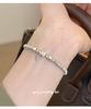 Cui Yan S925 Sterling Silver Korean Style Cat & Fish Wrap Bracelet for Women - Simple, Niche Design, 2025 New Collection.