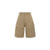 UNIQLO SS22 Solid Color Straight Leg Casual Shorts Men shorts Khaki 444620-33