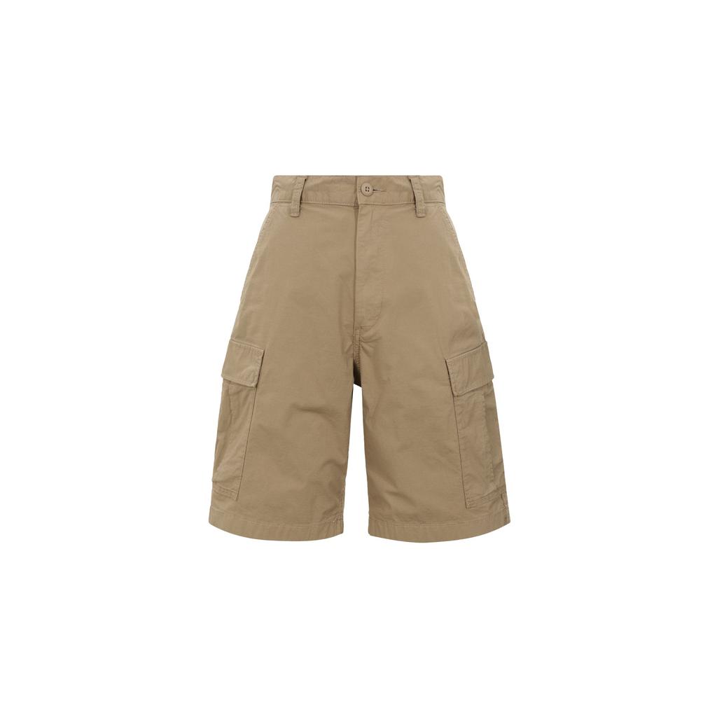 UNIQLO SS22 Solid Color Straight Leg Casual Shorts Men shorts Khaki 444620-33