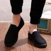******* Cloth Shoes ****** and Summer Men's S**t-soled Breathable Old Round Head Casual Shoes One-pedal Flat-soled Work Shoes