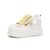 Thick Sole Heightening Cm Woven Hollow White Shoes Women's New Breathable Shoes Children's Versatile Flat Sandals