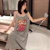 Women's Summer Cartoon Pajamas: Loose-Fit, Short-Sleeved, Casual National Tide for Cute Home Wear