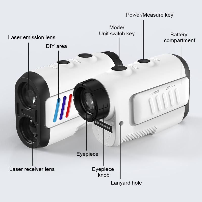MiLESEEY Télémètre Laser Professionnel De Précision 600 M Avec Compensation De P