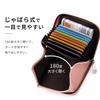 Mini Bills Large Accordion Card Coin YKK Genuine Black [DEYOT] Wallet, Don't Fold, Women's & Men's Bi-fold Wallet, Capacity, Style, Case, Box-type