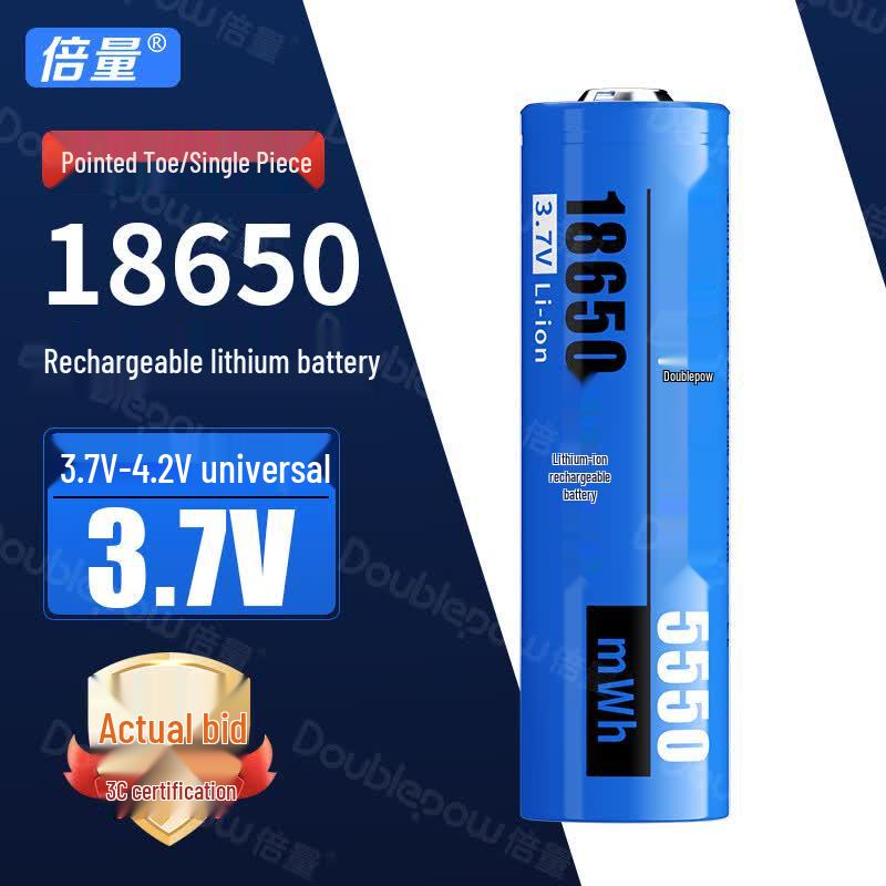 Doublepow 18650 Li-ion Batteries and Smart Charger CN plug (adapter included)