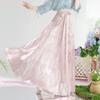 Chinese Tang Dynasty Style Hanfu Printed Tang Robe Top Waist Skirt Modified Daily Suit For Women