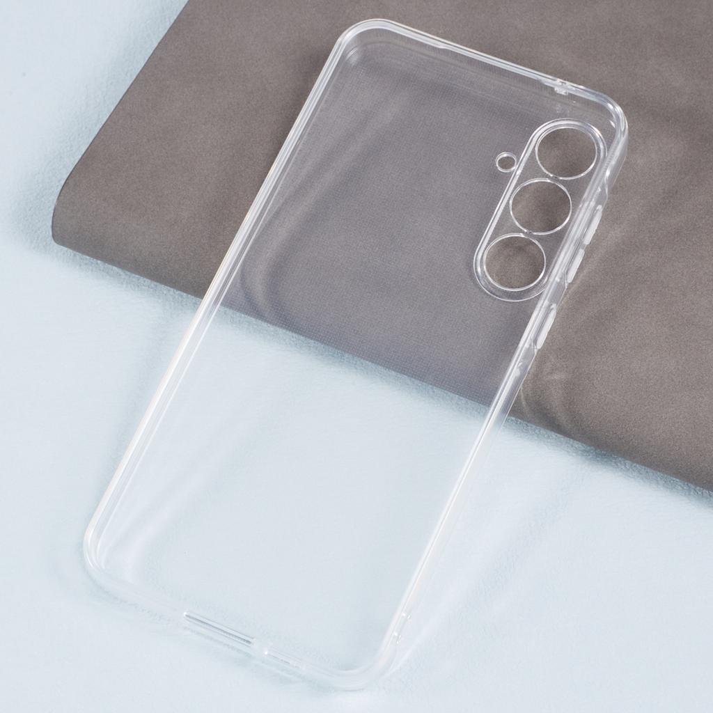 For SSamsung Galaxy A55 5G Clear Case Soft TPU Watermark-free 2.0mm Phone Shell