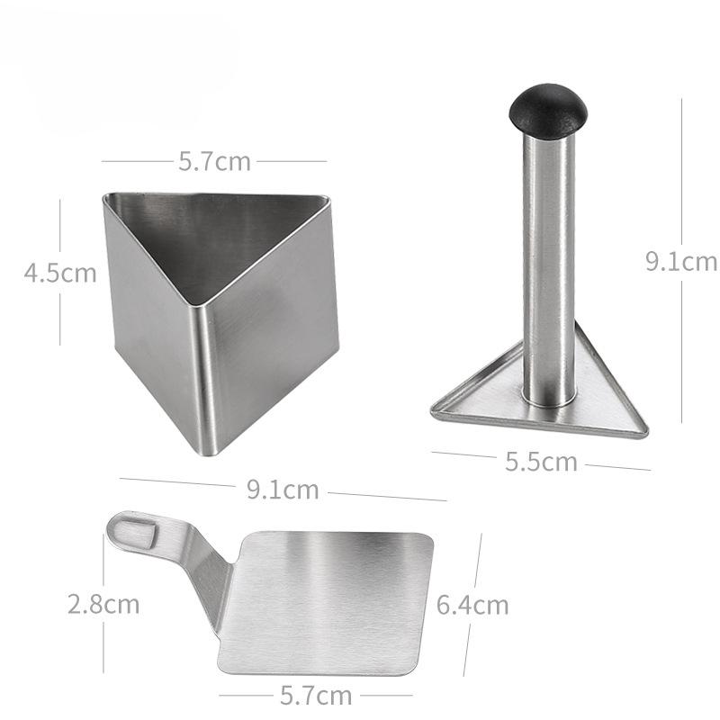 304 Stainless Steel Rice Ball Mold Household Food Grade Sushi Mold Children's Complementary Food DIY Mold Sushi Tools