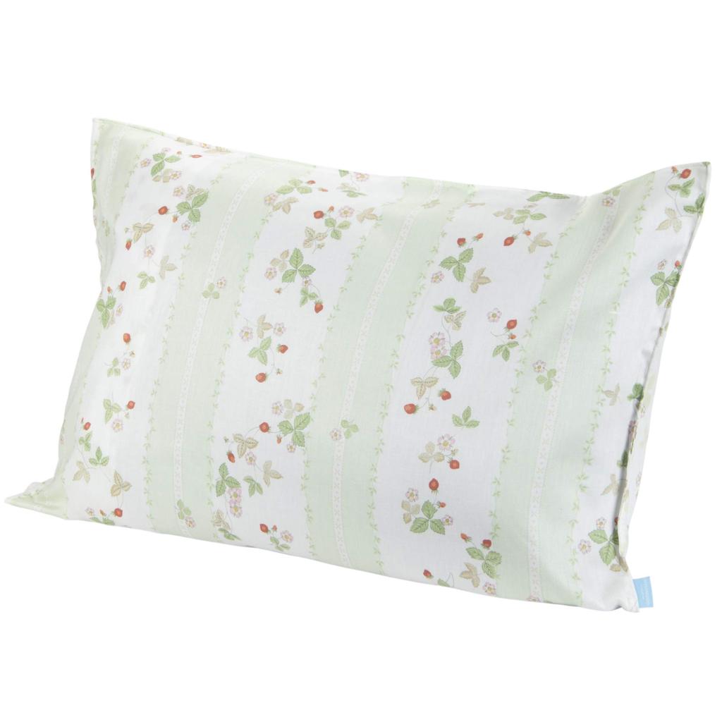 Nishikawa Pillowcase 70X50cm Wedgwood Wild Strawberry Cotton Made In Japan Green PJ27355679G 100%