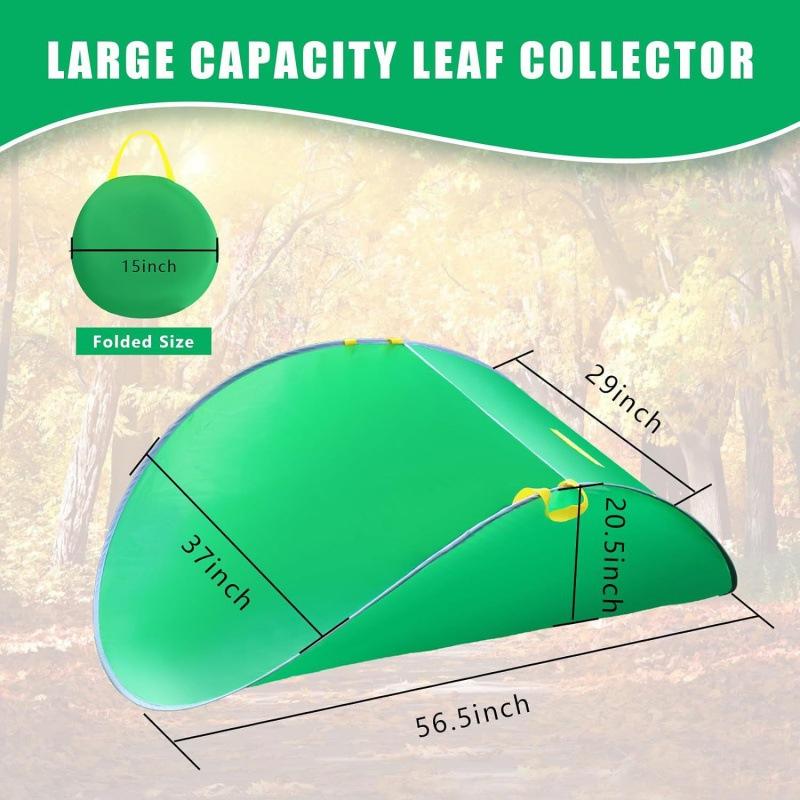 Portable Pop-up Leaf Collection Bag Reusable Yard Garden Bag Leaf Collector Garden and Yard Waste Storage