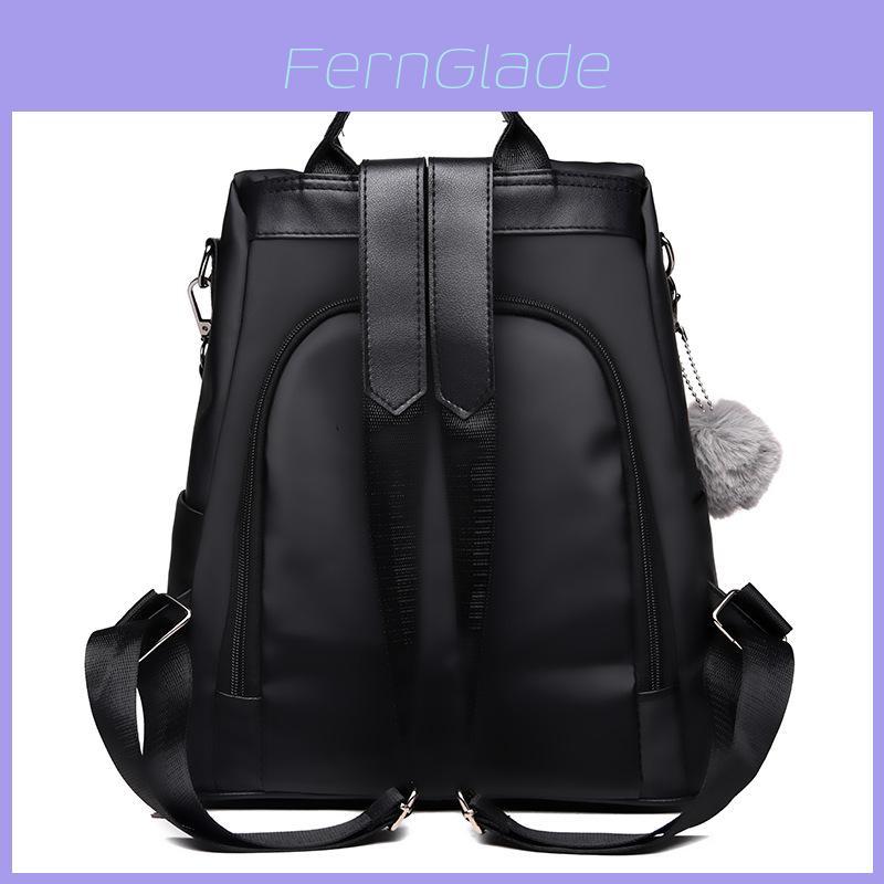 Anti-theft Korean Style Nylon College Backpack Large Capacity Casual Shoulder Bag