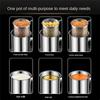 A20F-Thickeded Deep Fryer Pot Small Stainless Steel Deep Fryer Pasta Strainer Basket Chicken Fried Food Strainer