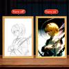 Light Painting Photo Frame Anime Figure Hunter×Hunter Led Night Light Killua Figures Action Collection Room Decor Gift Moon Lamp