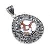 Wild Horse Gemstone Handmade 925 Sterling Silver Jewelry Pendant 2.29" SU-9931