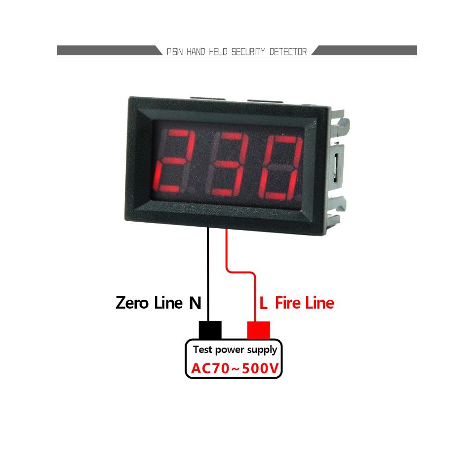 2 3 Wires 0.56 LED Digital Voltmeter Voltage Meter Car Motorcycle Volt Tester Detector DC 12V Capacity Monitor Red Green Blue