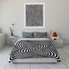 Abstract Black And White Design Set Exquisite Three-Piece Bedding Set Gift For Kids And Adults