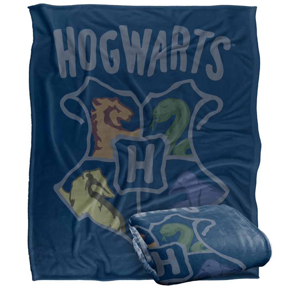 Harry Potter Hogwarts Doodle Blanket