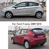 Samochodowy PC Materiał Słupka Osłona Słupka Drzwi Listwa Okienna Naklejka Płyta 4 SZT. Do Ford Fiesta 2009 2010 2011 2012 2013 2014