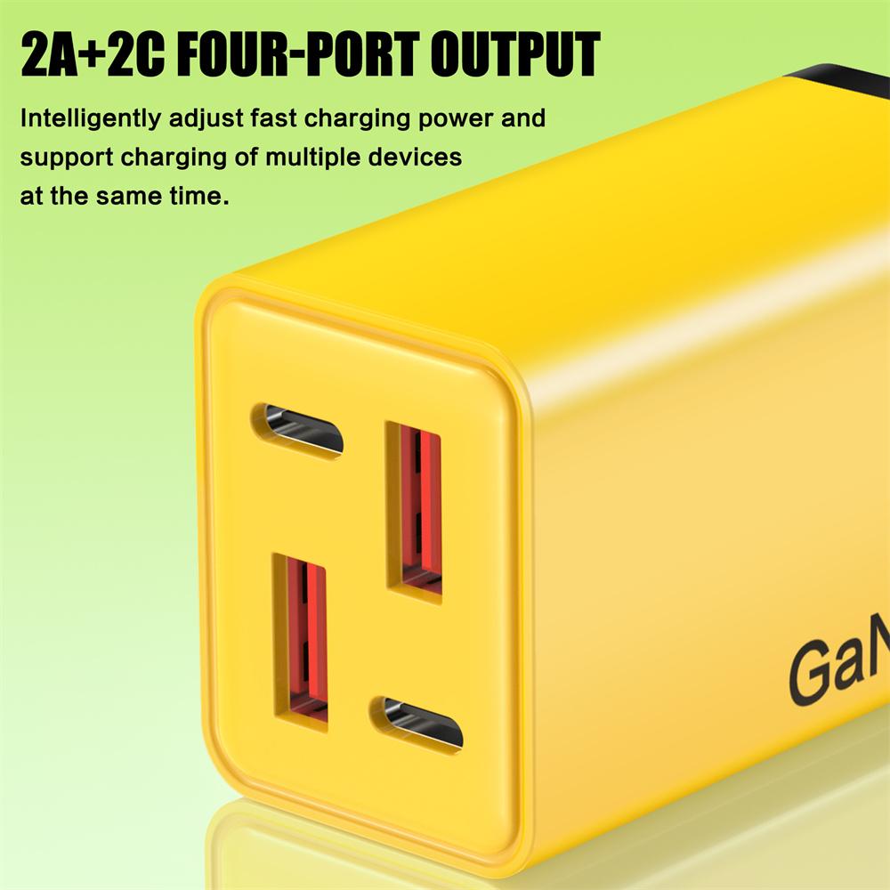 120W GaN USB C Charger PD QC3.0 Fast Charging Phone Charger Adapter for IPhone 16 Samsung Xiaomi Huawei Multi Ports Wall Charger