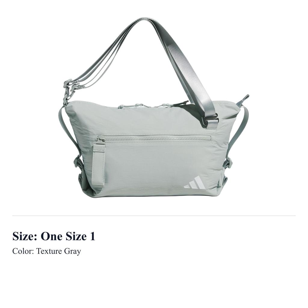 Adidas Polyester Crossbody Bags Regular Unisex Texture Gray KC1405