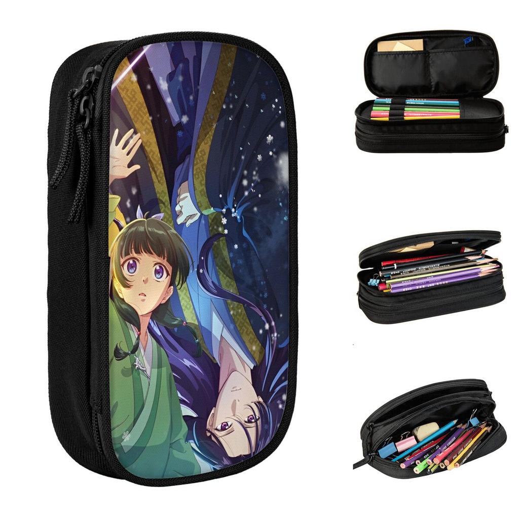 Maomao Jinshi Anime Pencil Case The Apothecary Diaries Pencilcases Pen for Girl Boy Pencil Bag School Supplies Zipper Stationery