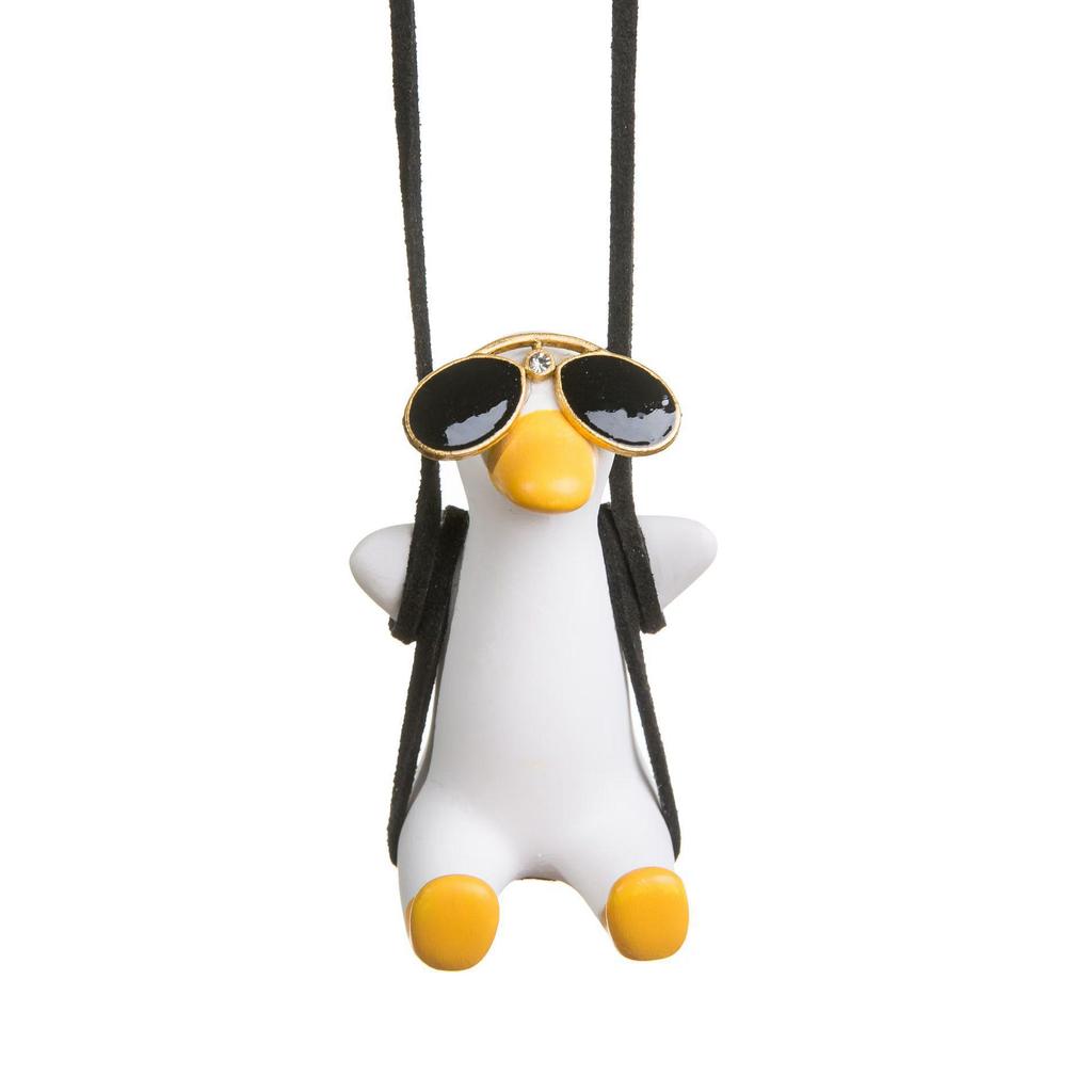 Cross-border Swing Duck Rearview Mirror Pendant - Car Decoration