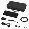 Geekria Audio Interface Carrying Case, RODE RODECaster Video Compatible, EVA Hardshell Travel Bag (Dark Gray)