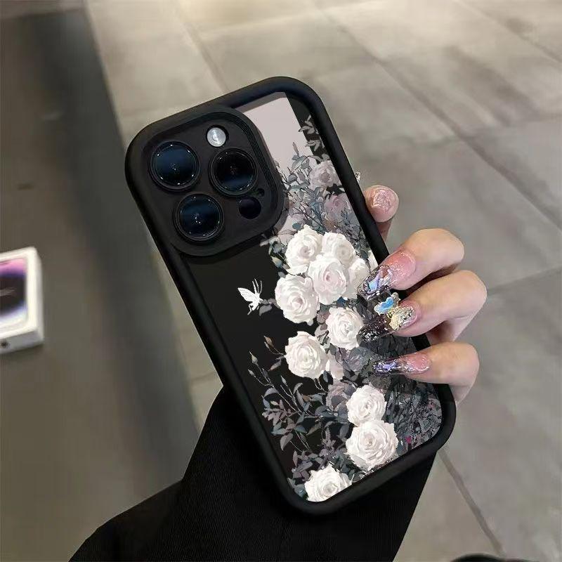 Romantic Flowers Fashion Phone Case for Apple 17/16/15/14 Pro/15 Pro Max/13/12