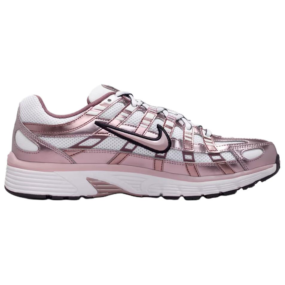 Nike P-6000 Weiß Lila Licht Violettes Erz Damen Sneaker Lila-Dynastie IO3496-103