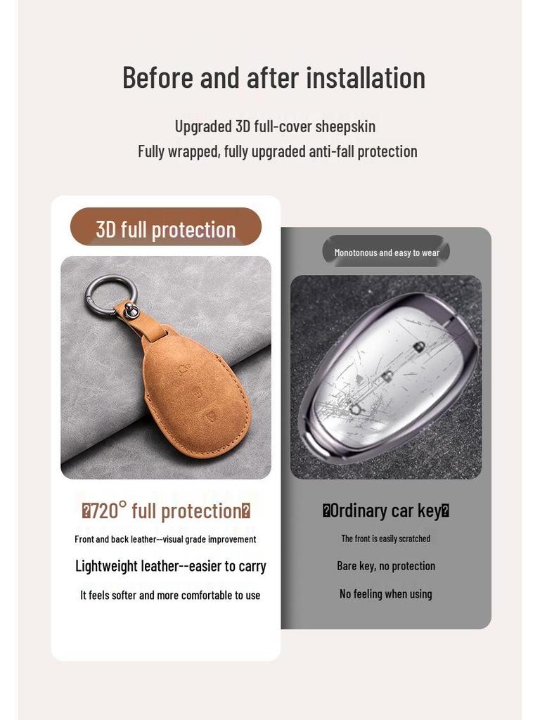 2023 Changan Qiyuan A07 Key Case - Full-Cover Buckle Decoration
