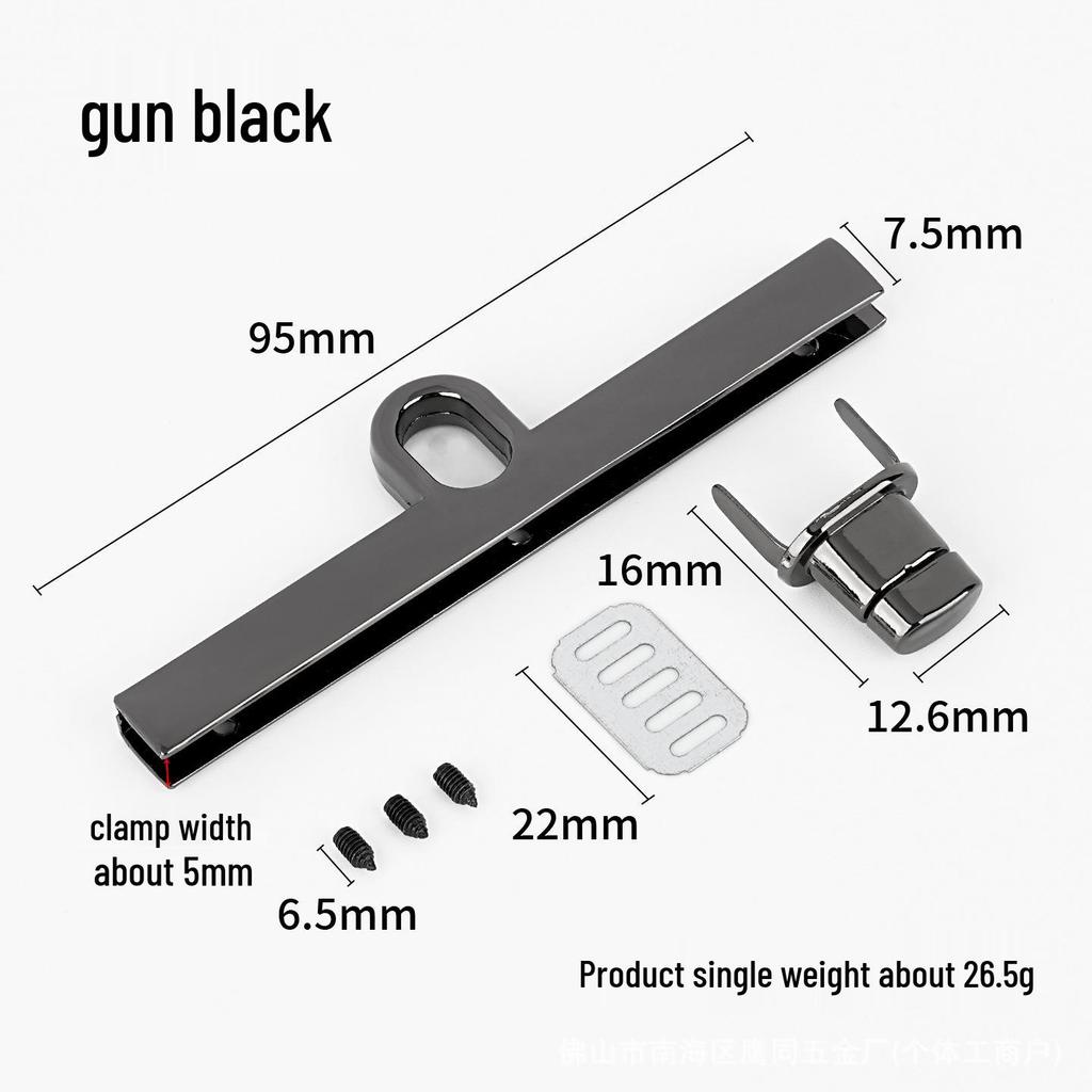Zinc Alloy Twist Lock for Handbags & Luggage