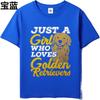 Relaxed Fit For Her Round Neck T Shirt Vintage Just A Girl Who Loves Golden Retrievers Retro Unisex Tee Shirt Comfort Tshirt