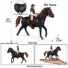 Children's Thousand-Mile Horse Simulation Model Toy and Sand Table Set