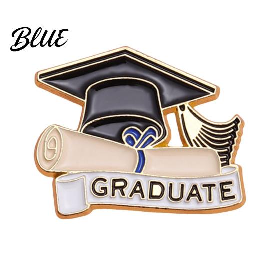 Graduation Gift Pin Brooch Bachelor Hat Shape Photos Outfit Decoration