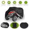 L/XXL/XXXL Polyester Car Cover with Storage Bag ATV Storage Cover Dustproof Waterproof Large Quad Bike Universal Black