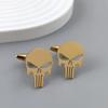 Stainless Steel Skull Man Cufflinks Vintage Personalized Design Jewelry Skeleton Cuff Links Party Shirt Sleeve Buttons