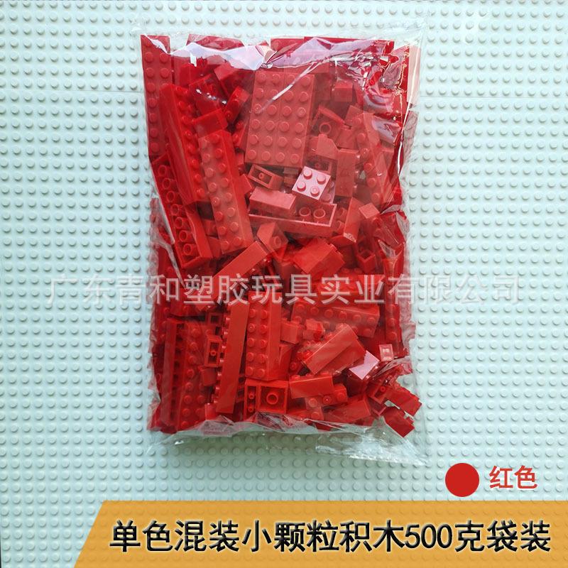 17colos 500g Compatible Small Particle Blocks Brick Single Multi-spec Mixed Creative Assembly Diy Building Blocks Loose