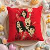 RRed Hot CChili Peppers Band Cushion Cover Plush Fabric Soft DoubleSided Printed Sofa Warm Winter Home Gift Pillow Cover
