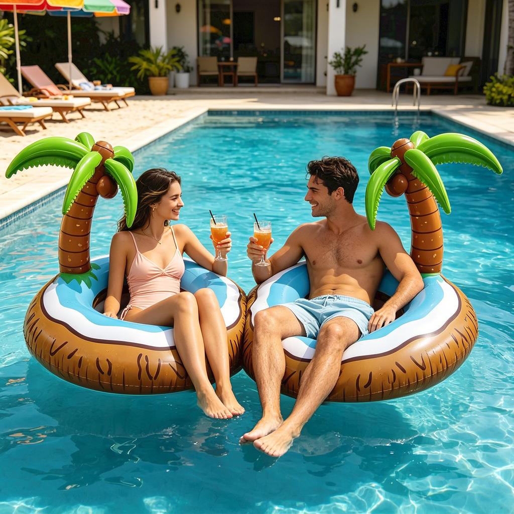 120cm Adult Inflatable Water Float, Suitable For Vacations, Parties Swimming Ring, And Swimming Pool Chair