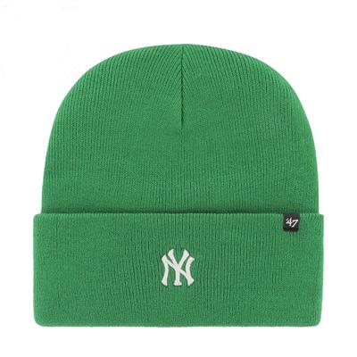 47 Forty Seven Yankees Base Runner 47 Cuff Knit Kelly Knit Cap Knit Cap Cap Hat Cold Protection Yankees Stylish Autumn/Winter Men's [brnck17ace-ky]