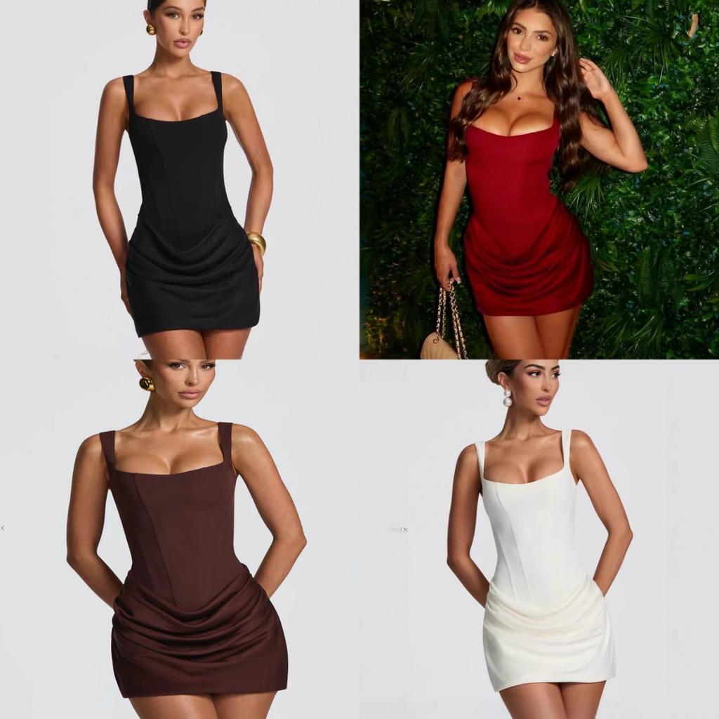 Sexy Sleeveless Wrap Dress With High Waist For Streetwear Fashion