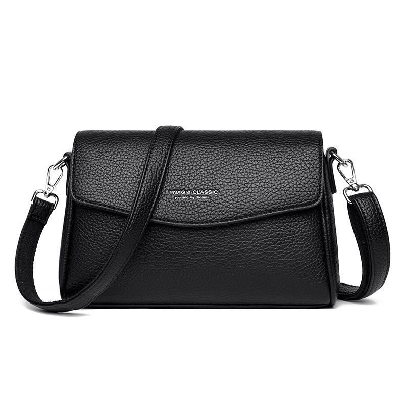 Fashion Women's Messenger Bag, New Mobile Phone Small Square Bag, Mother Bag, Simple Atmosphere Commuter Shoulder Bag