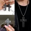 Openklapbare Kruis Hanger Ketting met Geheim Vak Charme Sieraden Ketting Hanger