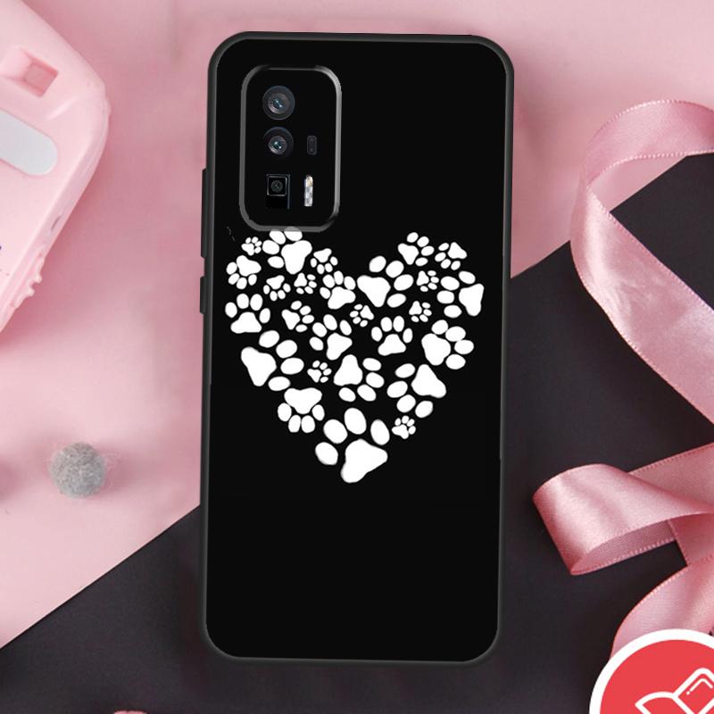 Cat Dog Paw Design Case For POCO F6 X6 X3 X5 M6 Pro F3 F5 M5s Xiaomi 14 Ultra 13 12 Lite 11T 12T 13T Pro Cover