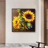 DIY Diamond Painting Sunflower Butterfly  Diamond Embroidery Mosaic  Flowers Picture Cross Stitch Kit Home Decor Crafts Gift