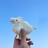 Cartoon Beanie Eyes Animal Pendant Soft Cartoon Bag Charms Creative Plush Doll Key Chain  Kids