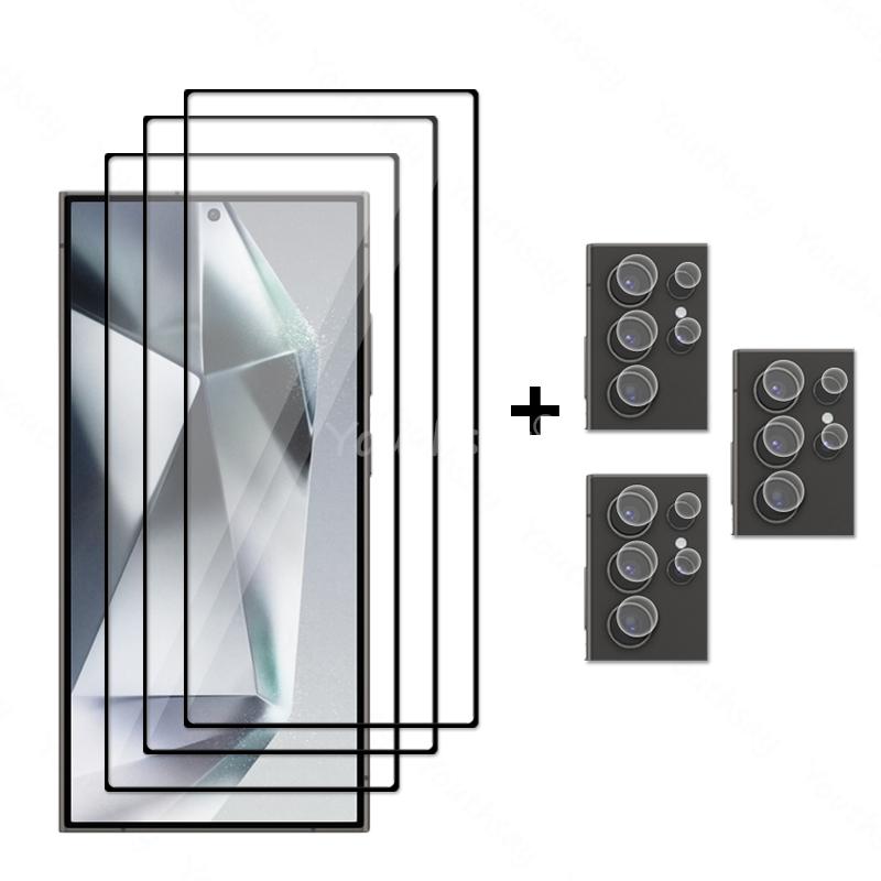 For Samsung Galaxy S25 Ultra Glass Screen Protector Camera HD Protector Film Samsung S25 Ultra Tempered Glass S25 Ultra Glass