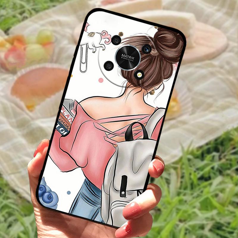 Luxury Fashion Case For Honor Magic4 Lite 5G New TPU Soft Silicone Cover Funda For Huawei Honor Magic 4 Lite Phone Bumper Shell