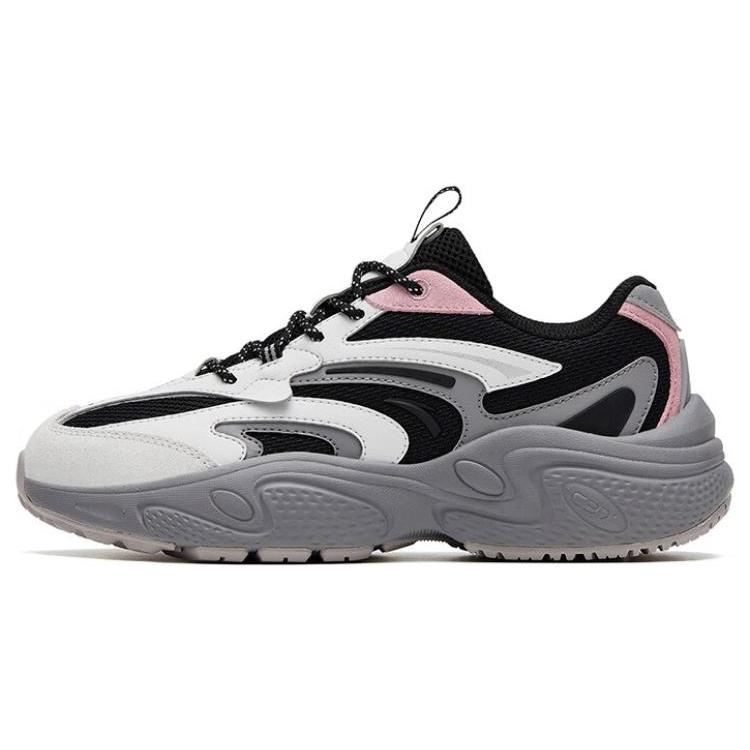 

New Anta C37 Series Cushioning Anti Slip And Wear Resistant Low Top Sports Casual Shoes Women s Black White Pink 922318890-4 39